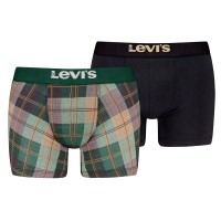 2-stuks verpakking Levis Plaid Aop Boxer Brief