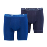 2-Pakning Puma Sport Cotton Long Boxer