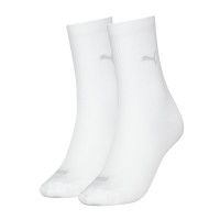 2-Pacote Puma Women Logo Crew Socks 2-Pacote Puma Women Logo Crew Socks