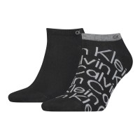 2-Pacchetto Calvin Klein All Over Print Sneaker Sock