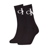 2-Pakkaus Calvin Klein Women Monogram Crew Socks