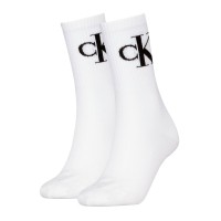 2-Pakkaus Calvin Klein Women Monogram Crew Socks