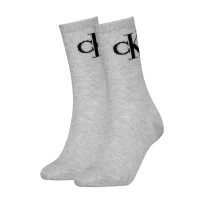 2-Pakkaus Calvin Klein Women Monogram Crew Socks