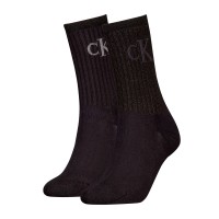 2-Pakuj Calvin Klein Glossy Rib Crew Socks