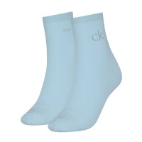 2-Pak Calvin Klein Shiny Logo Short Socks