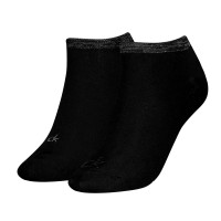 2-Pak Calvin Klein Shiny Logo Sneaker Socks