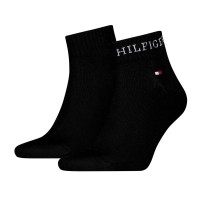 2-Balit Tommy Hilfiger Men Tab Quarter Socks