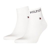 2-Balit Tommy Hilfiger Men Tab Quarter Socks