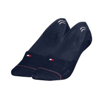 2-Pacote Tommy Hilfiger Women Shine Footie Socks