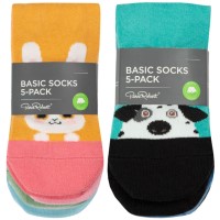 5-er-Pack Pierre Robert Basic Socks for Kids