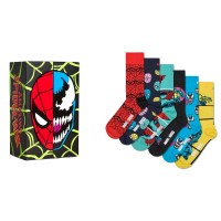 6-er-Pack Happy Socks Marvel Spider Man and Venom Gift Set