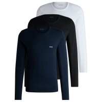 3-Pack BOSS Long Underwear Shirt