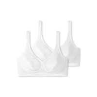 2-Pakuotė Schiesser 95-5 Organic Cotton Bustier With Cups