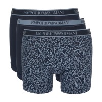 3-Pak Armani Logo Boxer With Long Leg