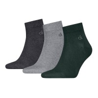 3-Empacar Calvin Klein Classic Quarter Socks For Men 3-Empacar Calvin Klein Classic Quarter Socks For Men