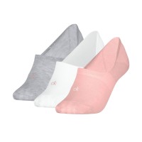 3-stuks verpakking Calvin Klein Footie Socks For Women
