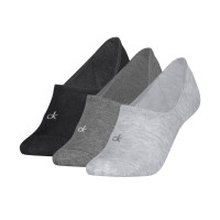 3-Pacote Calvin Klein Footie Socks For Women