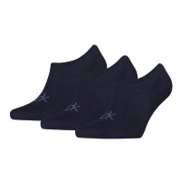 3-Pacote Calvin Klein Footie Men Socks High Cut