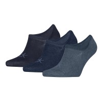 3-Pacote Calvin Klein Footie Men Socks High Cut