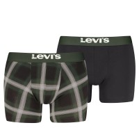 2-er-Pack Levis Argyle Check Boxer
