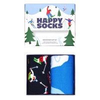 2-Pakning Happy Socks Winter Sports Gift Set 2-Pakning Happy Socks Winter Sports Gift Set