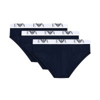 3-Pakk Armani Stretch Jersey Briefs With Logo