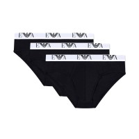3-Pakk Armani Stretch Jersey Briefs With Logo