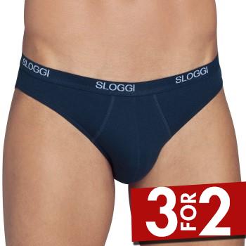 Sloggi For Men Basic Mini Marineblå bomuld Small Herre