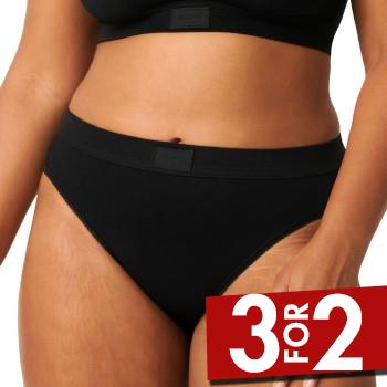 Sloggi Trusser Double Comfort Tai Sort bomuld 36 Dame billede