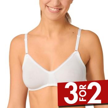Sloggi BH 2P Basic BH N Hvid A 70 Dame billede