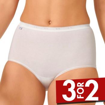 Sloggi Trusser Kvinder Basic Maxi Hvid bomuld 52 Dame