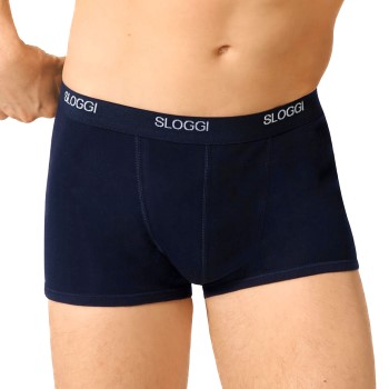 Bilde av Sloggi For Men Basic Shorts Marine Bomull Medium Herre