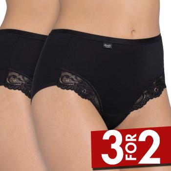 Sloggi Trusser 2P Romance Maxi Sort 38 Dame billede