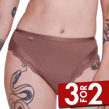 Sloggi Trusser 2P Romance Tai Mørkrosa  38 Dame billede