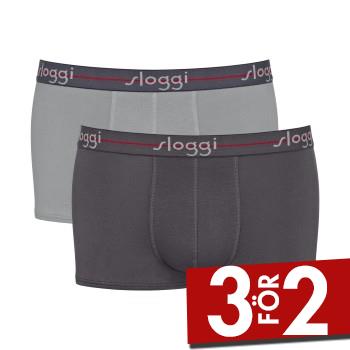 Sloggi Kalsonger 2P For Men Start Hip Flerf&auml;rgad bomull Small Herr