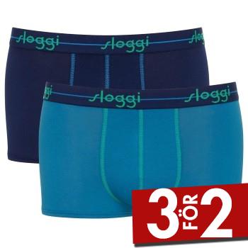 Sloggi Kalsonger 2P For Men Start Hip Bl&aring; bomull Small Herr