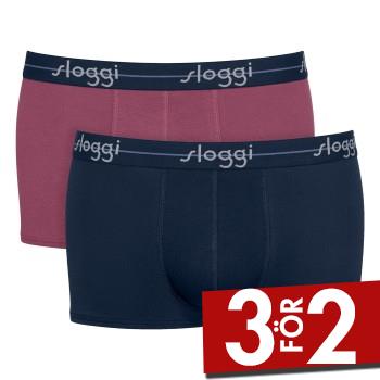 Sloggi Kalsonger 2P For Men Start Hip Flerf&auml;rgad-2 bomull Small Herr