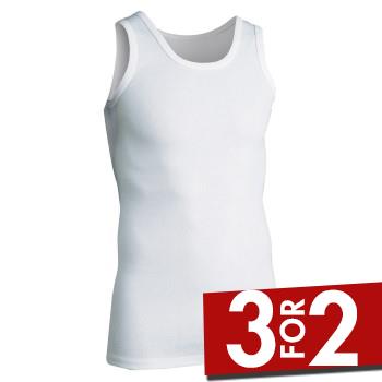 JBS Original 30001 Singlet Hvit bomull 4XL Herre