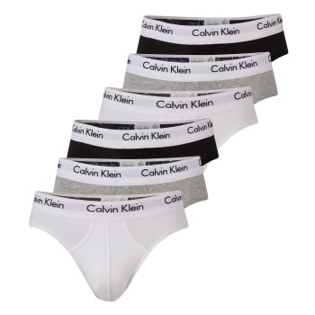 Bilde av Calvin Klein 6p Cotton Stretch Hip Brief Mixed Bomull X-small Herre