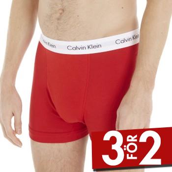 Calvin Klein Kalsonger 3P Cotton Stretch Trunks Flerf&auml;rgad-2 bomull Small Herr