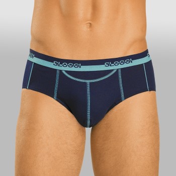 2-Pakkaus Sloggi For Men Logic Midi Navy