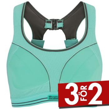 Shock Absorber BH Ultimate Run Bra Turkos/Bl&aring; polyamid B 70 Dam