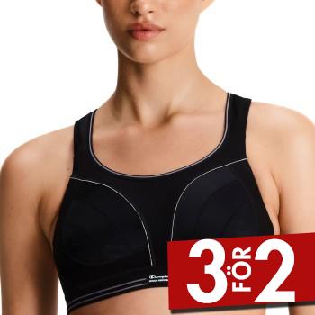 Shock Absorber BH Ultimate Run Bra Svart polyamid A 70 Dam
