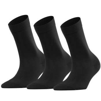 Falke Strømper Women Cotton Touch Svart Str 35/38 Dame