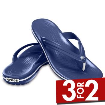 Crocs Crocband Flip Unisex Marineblå US M9/W11 (EU 42-43) billede