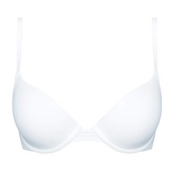 Wonderbra BH Ultimate Silhouette Micro T-shirt Bra Hvit F 85 Dame