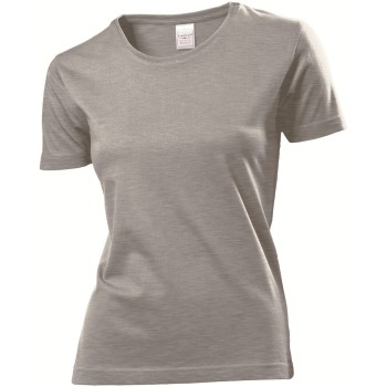 Stedman Classic Women T-shirt Mørkgrå bomuld Small Dame