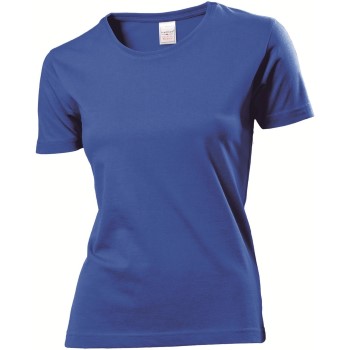 Stedman Classic Women T-shirt Kongeblå bomuld Medium Dame