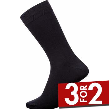 JBS Strømper 2P Socks Sort Str 40/47 Herre