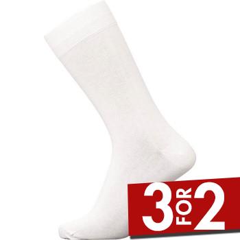 JBS Strømper 2P Socks Hvit Str 40/47 Herre